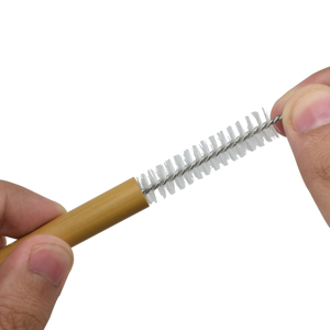 Hot bán biểu tượng tùy chỉnh ngoài trời dã ngoại tre gỗ dao muỗng nĩa rơm thiết lập dao kéo với du lịch Pouch - Product Image 6