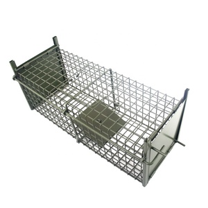 Piège à animaux Haierc, piège pliable, cages pour animaux sauvages vivants, piège pour chat sauvage, <span class=keywords><strong>coyote</strong></span>, vison - Product Image 3