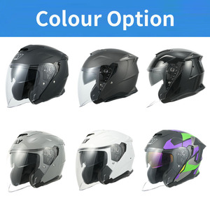 Factory <span class=keywords><strong>Outlet</strong></span> para adultos <span class=keywords><strong>Casco</strong></span> de media cara <span class=keywords><strong>Moto</strong></span> Accesorios Motocicleta para verano Motocross Precio bajo ABS Crash Protector Direct - Product Image 2