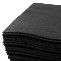 Rouleau de tissu en charbon actif à bon prix, feutre en fibre de carbone ignifuge, couverture de soudage utilisée comme matériau filtrant pour purificateur d'air