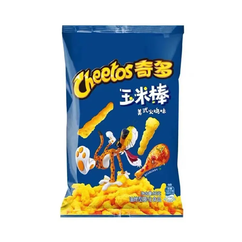 Trung Quốc chip Ngô đồ ăn nhẹ cheetos Mỹ gà tây có hương vị ngô trên lõi ngô 50g