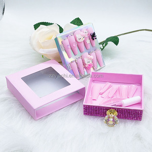 Hộp Đóng Gói Móng Tay Giả Rỗng Tùy Chỉnh Hộp Đóng Gói Móng Tay Ấn Nhãn Hiệu Riêng Hộp Móng Tay - Product Image 1