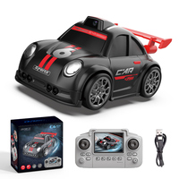 2,4G Intelligentes Sensorgesteuertes Mini-RC-Auto mit HD-Kamera Tischplatten-Mini-Fernsteuerungsauto Renn-RC-Driftauto mit Licht und Sound