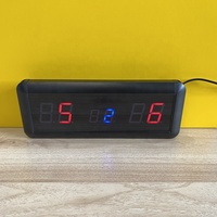Tableau de score numérique électrique portable Jhering pour l'intérieur, mini écran LED, tableau de score mural pour le basketball
