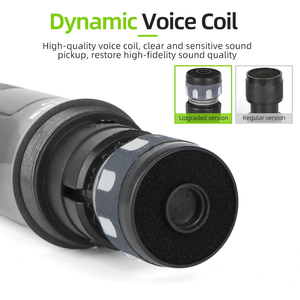 Microfono wireless RAYHAYES U-H200 Microfono portatile ricaricabile UHF adatto per performance di <span class=keywords><strong>karaoke</strong></span> - Product Image 3