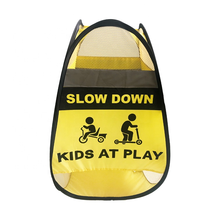 Предупреждение мокрые напольные знаки всплывающие безопасные конические знаки для детей со светоотражающей лентой