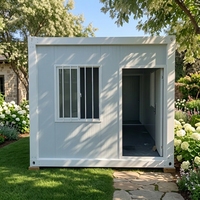 Maison conteneur préfabriquée modulaire pour atelier de machines de construction extérieur