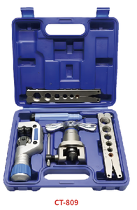 ChillTech Stainless Steel Copper <b>Pipe</b> Flaring Tool Kit Metric Imperial Tube <b>Expander</b> Set HVAC Refrigeration Repair Hand Tool 1 - Product Image 1