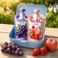 Pochette souple personnalisée avec bec verseur, film multicouche, emballage souple de qualité alimentaire, impression rotogravure, OEM pour jus et purée