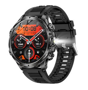 Reloj Inteligente DF AK75 con Linterna, Pantalla Grande de 1.9 Pulgadas, Llamadas, Frecuencia Cardíaca, Oxígeno en Sangre, Reloj Inteligente Deportivo para Hombre, Conteo de Pasos - Product Image 6