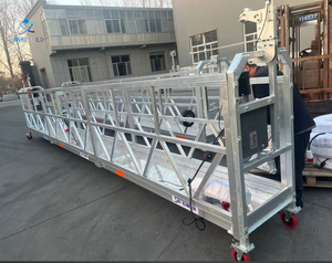 Nền tảng làm việc trên không zlp nền tảng Hợp kim nhôm giàn giáo điện Gondola dây treo nền tảng nâng để làm sạch mặt tiền - Product Image 1
