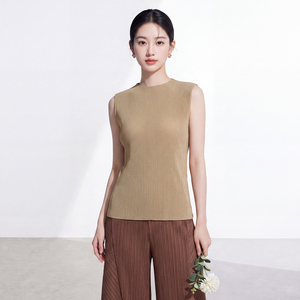 Novedades para Mujer: Blusa Casual Holgada sin Mangas, Estilo Minimalista con Cuello, Elegante y Ecológica para Todas las Temporadas - Product Image 2