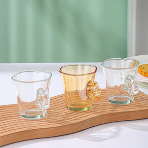 Offre Spéciale – Tasse en Verre Ambré avec Poignée, Design Élégant, pour la Maison, le Bureau, le Café ou le Lait - Product Image 6