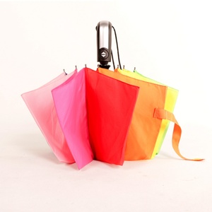 Stylish Fashionable Printed Compact Rainbow Raining Accessory Manual Auto Close Folding Umbrella for Women Men Teens Daily Use - Product Image 2