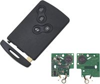 Control Remoto Inteligente de 4 Botones y 433MHz con Chip PCF7952 para Renault Koleos Samsung QM5 2008-2011