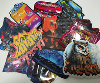 Sachets Mylar Comestibles 3.5g/7g/14g, Sachets Doypack Biodégradables pour Chewing-gum et Boîte Mystère Surprise Lait