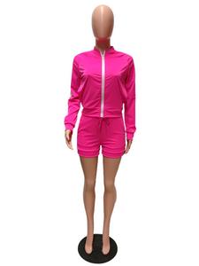 2021 nuovo Breve Jogger Set Abbigliamento Donna 2 Pezzi Set Delle Donne Sudore Attrezzature Dei Vestiti di Sudore Set di Due Pezzi Jogging - Product Image 4