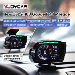 Kỹ thuật số xe HUD hiển thị OBD thông minh đo rpm Tốc độ màn hình LCD xe công tơ mét OBD2 công cụ chẩn đoán - Product Image 2