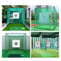 Qianshun Cage de golf légère professionnelle pour l'entraînement, avec filet en acier et polyéthylène, fabriquée en Chine