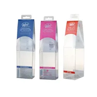 Boîte en plastique transparente recyclable pour cosmétiques du Guangdong, pour brosse à cheveux, poudre libre/huile essentielle, emballage PE personnalisé imprimé