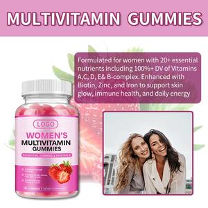 אורגני של נשים & בני נוער סוכריות multitamin גומי 60-ספירת תמיכה ויטמינים יומיים & לשפר את החסינות - Product Image 4