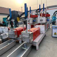 Mesin Daur Ulang Plastik 3-in-1 untuk Serpihan Botol PP PE PET LDPE EPS PC PA PPR EVOH LLDPE dengan PLC & Motor