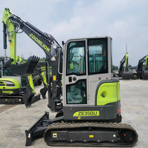 Excavatrice sur chenilles Zoomlion ZE35GU de 3,5 tonnes efficace pour les travaux de terrassement, avec pompe et moteur pour les espaces restreints (bêche de 0,1 m) - Product Image 1