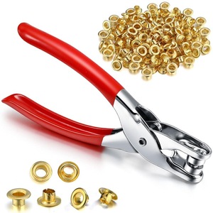 Multi-functional Gold/silver/bronze Mixed Washers, Including Installation and Punching Tools for Crafts Sewing Supplies BONA-QZ - Product Image 6