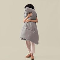 Set Selimut Lembut 3-Potong dengan 2 Sarung Bantal, Ringan, Poliester, Bolak-Balik, Nyaman, Hangat, Hipoalergenik, Perlengkapan Tempat Tidur Modern