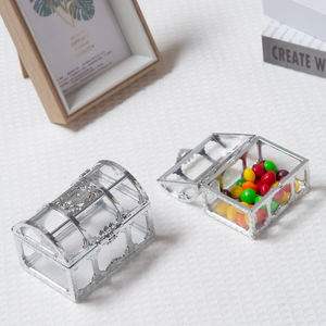 Nuovo stile <span class=keywords><strong>oro</strong></span> regalo regalo regalo di plastica scatola di cioccolato scatola di caramelle <span class=keywords><strong>per</strong></span> il matrimonio - Product Image 3