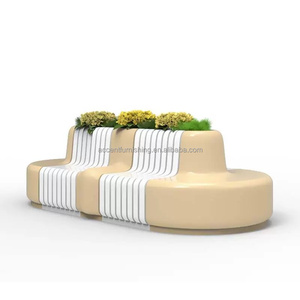 Thiết Kế Sáng Tạo Ngoài Trời Sợi Thủy Tinh Hộp Hoa Chờ Đợi Giải Trí Băng Ghế Dự Bị Ghế Cho Nhà Sân Vườn Ban Công Nghệ Thuật Trang Trí Nội Thất - Product Image 2