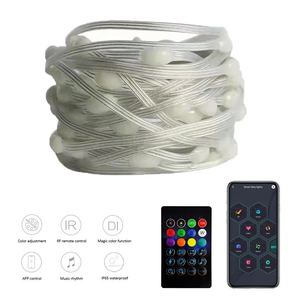 <span class=keywords><strong>Guirlande</strong></span> lumineuse <span class=keywords><strong>LED</strong></span> intelligente SEHON RGB pour Noël, contrôle sans fil, étanche IP68, longueur 5m/10m, installation facile, garantie 2 ans - Product Image 1