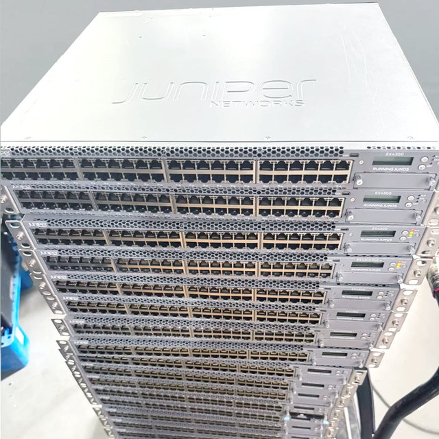 Original USED Juniper EX4300-48P 48 Port PoE Gigabit Network Switch w/2x AC -Same Day Shipping Provide the test Report