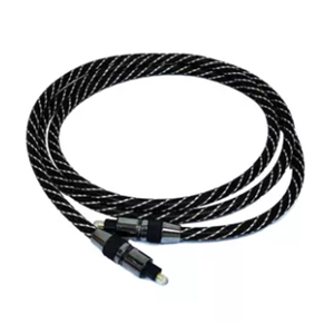 De Audio Digital de fibra óptica <span class=keywords><strong>Toslink</strong></span> Cable de Nylon trenzado de Audio Digital óptico Cable <span class=keywords><strong>Toslink</strong></span> <span class=keywords><strong>Jack</strong></span> de 7,0mm - Product Image 1