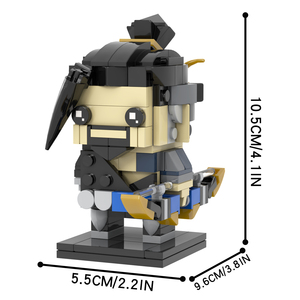 MOC7586-7593 mooxi trò chơi Overwatch wilmus cole cassidy pharah Reaper Tracer xây dựng khối Bộ Giáo dục Anime trẻ em Đồ chơi - Product Image 4