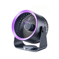 Nouveau ventilateur de bureau portable, rechargeable, mini, pliable, silencieux, pour voiture et utilisation en extérieur