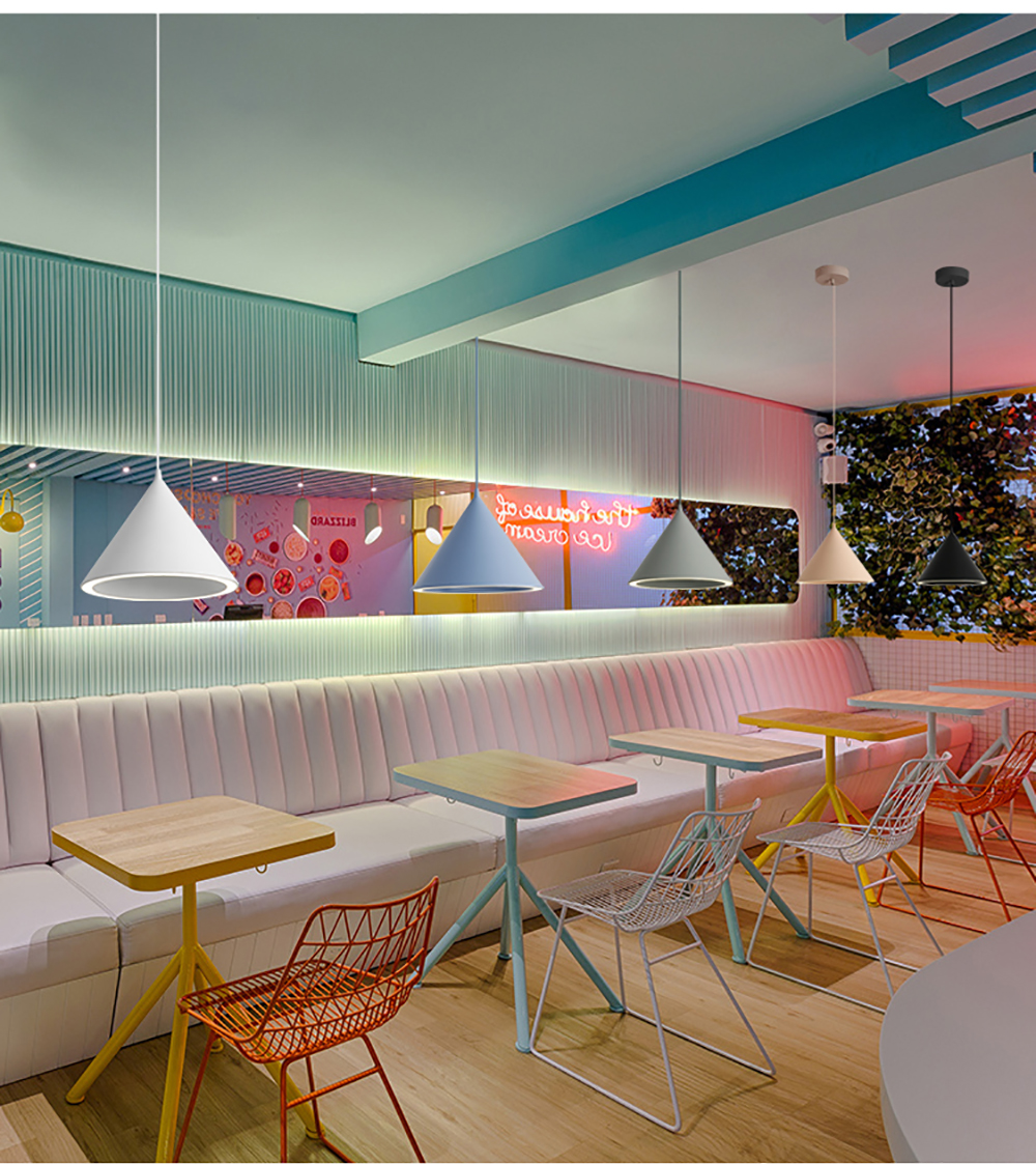 Nordic Pendant Lights Ceiling Light Hanging Pendant Lamp Iron Metal Modern Colorful Chandelier For Kitchen