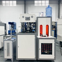 Máquina Sopladora de Botellas de Agua Semiautomática de Boca Ancha de 5 Galones, Económica y en Oferta, para Fabricación de Barriles Grandes de 18L, 19L y 20L