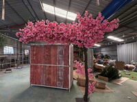 Bouquet de mariée Bagang, fleurs d'intérieur en fleurs de cerisier, décoration en saule, ficus banian, mariage, Noël, écologique