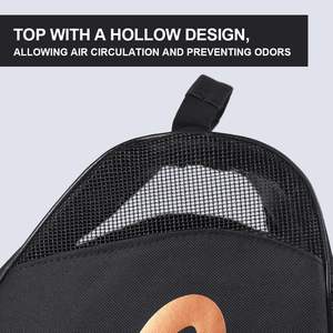 Sac de patinage Ealer, taille unique, noir et or, imperméable, pour équipement de hockey sur glace et patins à roulettes - Product Image 3