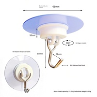 Support de suspension pour plante suspendue, étanche, multifonctionnel, robuste, avec crochet de plafond, adhésif sans trace, ventouse en fer et œillet de rideau réglable