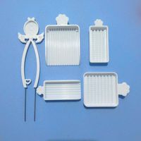 Songwoo DIY Outils pour perles à fusionner 3D de 2,6 mm : Support, plateau, spatule, stylo, cuillère et aiguille à perles, Rapide et Facile
