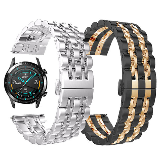 Universal Stainless Steel Smart Watch Strap Accessory Compatible with for Samsung and for Huawei Smart Watches