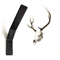 Support mural européen pour crânes et trophées, kit complet en métal pour suspendre les bois de cerf et autres crânes, utilisation cuisine et salle de bain