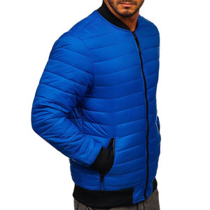 High Quality Custom Satin Zipper Streetwear Canvas Bomber <b>Jacket</b> Eco-Friendly <b>Waterproof</b> Winter Outerwear for Men - Product Image 3