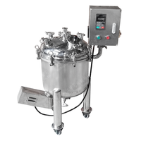 Fermenteur industriel SUS304/SUS316, bioréacteur, cuve de fermentation à l'acide lactique avec agitateur et boîte de contrôle