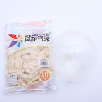 Décoration de mariage Feng Che, ballon en latex rond de qualité supérieure, transparent, cristallin, pour le gonflage à l'hélium