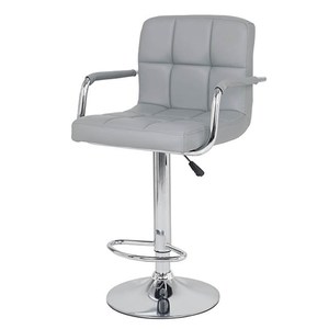 Fauteuils de salle à manger en cuir <span class=keywords><strong>blanc</strong></span> Chaises hautes de cuisine de luxe <span class=keywords><strong>Tabouret</strong></span> de bar <span class=keywords><strong>Tabouret</strong></span> de cuisine Chaises modernes Chaises îlots pivotantes - Product Image 3