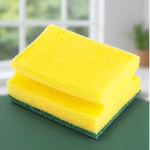 Spugna abrasiva industriale verde di dimensioni standard per la pulizia della cucina - Product Image 3