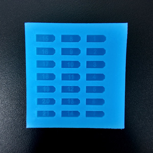 Moule d'encastrement pour microscope électronique de laboratoire, plaque d'encastrement en plastique à 21 puits pour la préparation d'échantillons TEM - Product Image 3